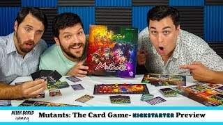 Mutants The Card Game  Kickstarter Preview Board Game [upl. by Howey]