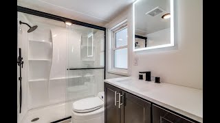 Separett Composting Toilet installed in an ultra modern Tiny House bathroom [upl. by Payne885]