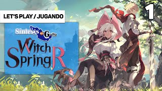 Lets play WitchSpring R  PS5  menu gameplay español [upl. by Izmar]