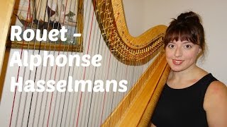 Alphonse Hasselmans  Rouet  Harpist  Angelina Egerton [upl. by Hook]