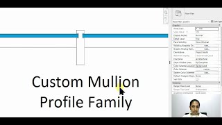 EP33  Revit Beginner Program  Custom Mullion Profile Family  Bansri Pandey [upl. by Ydissak]