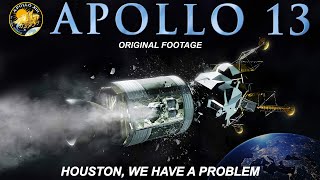 Near Catastrophe Apollo 13 Mission  Houston We Have A Problem  Original Upscaled Footage [upl. by Seftton]