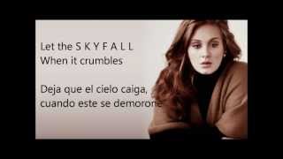 Skyfall adele Letra ingles  español [upl. by Ythomit595]