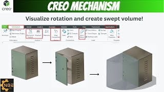 Creo Mechanism tutorial  Motion Envelope  Motion Analysis  Servo Motor [upl. by Aroc]