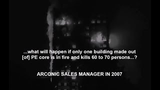 A DECADE before Grenfell Arconics quotdeadly secretquot [upl. by Johnstone955]