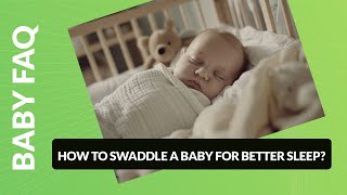 How to swaddle a baby for better sleep [upl. by Goldwin]