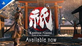 KunitsuGami Path of the Goddess  Launch Trailer  PS5 amp PS4 Games [upl. by Miguela]