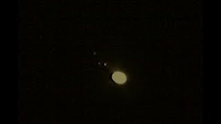 Celestron FirstScope 3 inch 76mm  Jupiter and 3 Moons [upl. by Aliuqa]