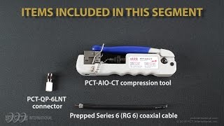 PCT Tutorial PCTQP6LNT and PCTAIOCT Connector Prep and Installation [upl. by Coulson]