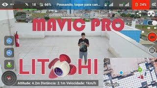 Mavic Pro  Litchi  Tutorial  Demonstração  Primeiras Impressões [upl. by Tremml]