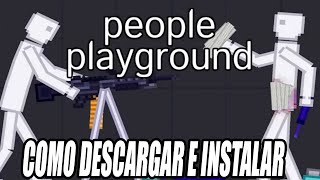 Como Descargar e Instalar People Playground para PC [upl. by Ronacin]