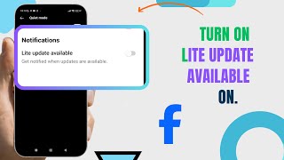 Turn On Lite Update Available On Facebook Lite Technologyglance [upl. by Innavoeg]