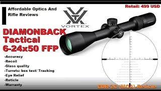 Vortex Diamondback Tactical 624x50 FFP review [upl. by Enirroc]