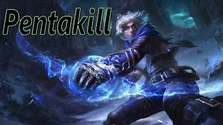 Winning Game Pentakill  Ranked   Ezreal   League of Legends [upl. by Akenahc]