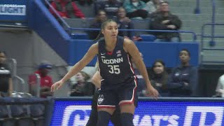 UConn star Azzi Fudd sidelined for 36 weeks with injury [upl. by Suirtemed]