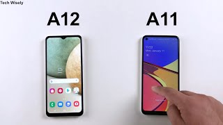 SAMSUNG A12 vs A11 Speed Test [upl. by Thomajan]