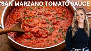 How to Make Amazing San Marzano Tomato Sauce  The First Recipe I Ever Learned [upl. by Araccat]