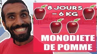 MONODIÈTE DE POMME  PERDRE DU POIDS OU DETOX MON EXPERIENCE  monodiète [upl. by Kcolttam]