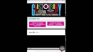 The Refreshinator in the Glastonbury tickets resale FULL video 10 seconds onto site [upl. by Lebar]