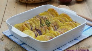 Patate e cipolle al forno  Ricette che Passione [upl. by Lundeen]