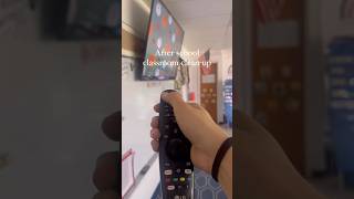 After school classroom clean up🤍 anewdayinthelife getunreadywithme asmr teacherlife teacher [upl. by Thagard]