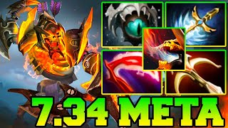 Clinkz Dota 2 Safelane Hard Carry Pro Gameplay 734 New Meta Tips Support Build [upl. by Phelips208]