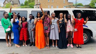 Old Basford school Leavers 2022  Year 6 Prom limousine ride  Cosmo Restaurant Nottingham 2022 [upl. by Maddocks]