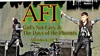 AFI  Girls Not Grey amp The Days of the Phoenix 4K Aftershock 2023 Multi Cam [upl. by Alam568]