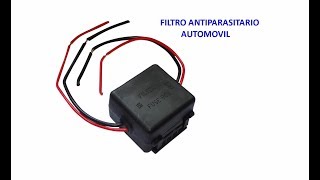 Reparación de filtro antiparasitario autorradio [upl. by Notliw]