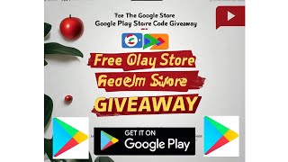 Free Google Play Store redeem code giveaway। 50 subscribe special redeem code । free giveaway [upl. by Idorb991]