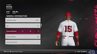 MLB The Show 24 How to add new created players to a franchise you already started [upl. by Dunton]