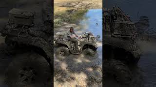 Sportsman 850 vs brute force 750 shorts mud atv [upl. by Essyle460]