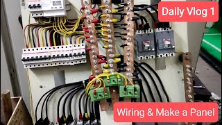 Wiring sub panel dan memasang panel yang rapih step by step Vlog1 [upl. by Armyn]