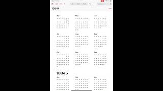 How far does the apple calendar really go 🗓️ 📅 📆🤔🧐🤨 calendar thetruth apple [upl. by Tterrej]