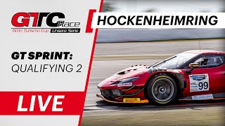 GT Sprint Hockenheim Qualifying 2 10082024 [upl. by Nomzzaj]