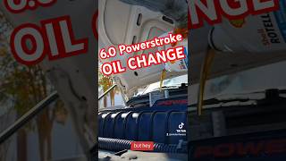 Oil Change on a 60 Powerstroke fyp ford diy love fun powerstroke viralshorts [upl. by Bria]