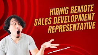 Remote Sales Development Representative job at Data Ladder  Open to people anywhere in the world [upl. by Sirraj998]