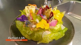 Recette  Salade de Plein Champ de Thierry Marx  Les Carnets de Julie  Salades à la carte [upl. by Sremlahc]