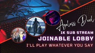 🔴LIVE  1K SUB Stream  The AGELESS DEVIL INDIA LIVE STREAM agelessdevil [upl. by Sullecram]