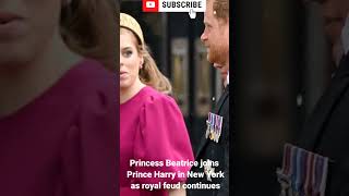 Princess Beatrice joins Prince Harry in New York as royal feud continues [upl. by Jerusalem]