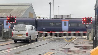 Gillingham level crossing Kent [upl. by Seadon]