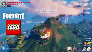 ONDE ENCONTRAR AS ILHAS PERDIDAS NO FORTNITE LEGO  LOCALIZAÇÃO [upl. by Olympium527]