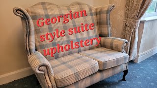 Georgian style suite upholstery [upl. by Waly928]