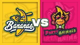 Savannah Bananas vs Party Animals in Savannah Georgia [upl. by Correna]