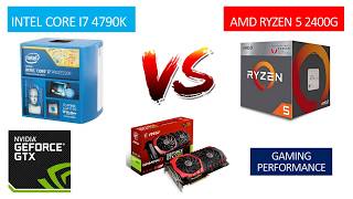 i7 4790k vs Ryzen 5 2400G  GTX 1060 6GB  Benchmarks Comparison [upl. by Bilek]