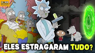 10 VEZES QUE RICK AND MORTY INTERFERIU EM OUTROS PROGRAMAS [upl. by Eldrida]