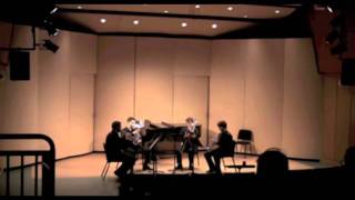 Brioso Brass Quartet  Hindemith  Morgenmusikm4v [upl. by Stoat509]