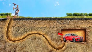 We Made Secret Tunnel To Our BMW After 8 Months🔥  जमीन में दफ़न BMW का क्या होगा हाल [upl. by Leahcim]