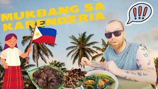 INSANE MUKBANG sa KARENDERIA CHALLENGE Pinakbet Litob Paklay Atay Batikon Tahong PHILIPPINES [upl. by Nnhoj]