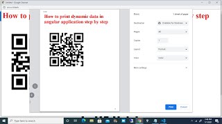Print In angular [upl. by Navinod]